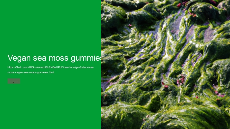 vegan sea moss gummies