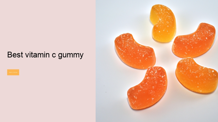 best vitamin c gummy