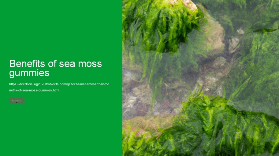 benefits of sea moss gummies